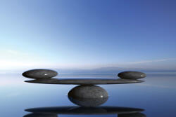 Dimex Vlies Fotótapéta - Balancing zen stones - 375x250 cm (MS-5-1782)