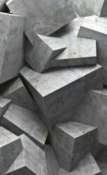Dimex CONCRETE CUBES fotótapéta, poszter, vlies alapanyag, 150x250 cm (MS-2-0176)