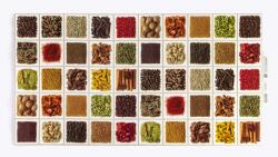 GRACE 3D PVC falpanel Világ fűszerei mintás (TP10009384)