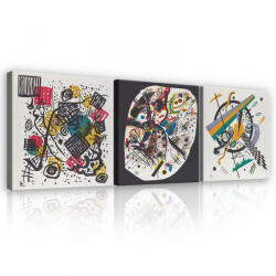 Consalnet Vászonkép 3 darabos, Modern absztrakt, 3 db 25x25 cm méret (C5-12197S13)