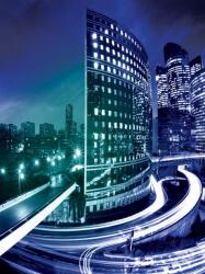 Consalnet Párizs éjszaka poszter, fotótapéta, Vlies (206x275 cm, álló) (C1-215VEA)