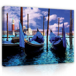 Consalnet Vászonkép, Gondolák, 80x60 cm méretben (C5-125O6)