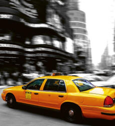 Dimex TAXI fotótapéta, poszter, vlies alapanyag, 225x250 cm (MS-3-0007)