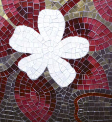 Dimex RED MOSAIC fotótapéta, poszter, vlies alapanyag, 225x250 cm (MS-3-0114)