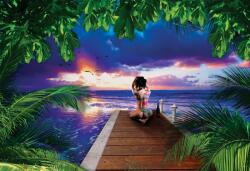 Consalnet Nő a stégen poszter, fotótapéta Vlies (312 x 219 cm) (C1-819VEXXL)