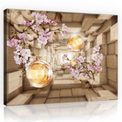 Consalnet Vászonkép, Magnólia 3D 100x75 cm méretben (C5-10217O1)