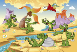 Dimex CROCODILES fotótapéta, poszter, vlies alapanyag, 375x250 cm (MS-5-0344)