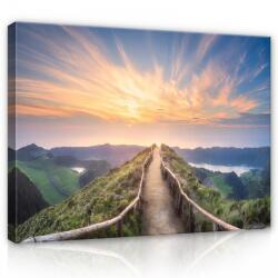 Consalnet Vászonkép, Út a hegycsúcs felé 80x60 cm méretben (C5-12661O6)