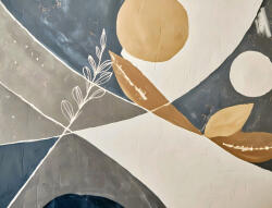 Sverus Fotótapéta Abstract Geometric with Botanical Elements, 368 x 254 cm (SV-7665160d83e4c0-368X254CM)