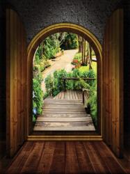 Consalnet Kilátás a parkra poszter, fotótapéta, Vlies (206x275 cm, álló) (C1-11354VEA)