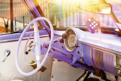 Dimex Vlies Fotótapéta - Purple vintage interior - 375x250 cm (MS-5-2913)