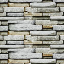 Vénilia Décor Gekkofix Rectangle Stones öntapadós tapéta 45 cm x 15 m (55690)