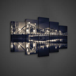 Consalnet Vászonkép 5 darabos, Híd 100x60 cm méretben (C5-2489S17)