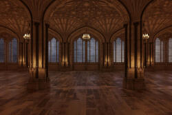 Dimex Vlies Fotótapéta - Candlelit old ballroom - 375x250 cm (MS-5-0882)