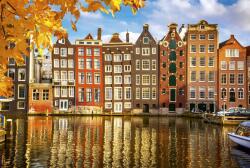 Dimex HOUSES IN AMSTERDAM fotótapéta, poszter, vlies alapanyag, 375x250 cm (MS-5-0024)