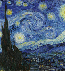 Dimex STARRY NIGHT - Van Gogh fotótapéta, poszter, vlies alapanyag, 225x250 cm (MS-3-0250)
