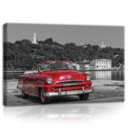 Consalnet Retró autó, vászonkép, 60x40 cm méretben (C5-11859O4)