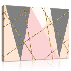 Consalnet Vászonkép, Háromszögek, 100x75 cm méretben (C5-10753O1)