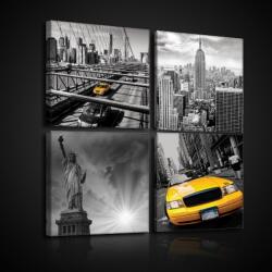 Consalnet Vászonkép 4 darabos, New York 50x50 cm méretben (C5-10815S20)
