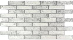 GRACE 3D PVC falpanel Világosszürke tégla mintás (TP10009236)