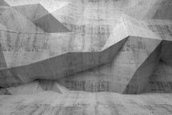 Dimex Vlies Fotótapéta - concrete 3d interior - 375x250 cm (MS-5-2595)