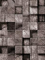 Consalnet Fa hasábok poszter, fotótapéta, Vlies (206x275 cm, álló) (C1-3164VEA)