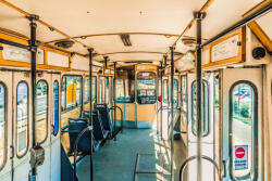 Dimex Vlies Fotótapéta - Inside old tram - 375x250 cm (MS-5-2918)