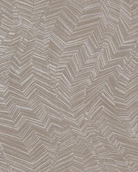 Grandeco Szürkés-barna hullám levél mintás tapéta (Tempo A62102) (A62102)