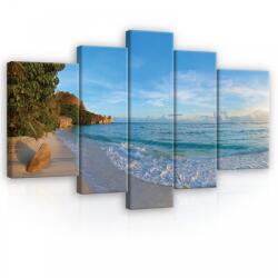 Consalnet Vászonkép, 5 darabos, Tengerpart 170x100 cm méretben (C5-11849S4A)