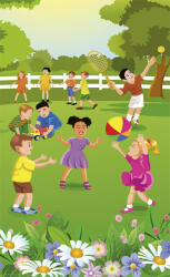 Dimex KIDS IN GARDEN fotótapéta, poszter, vlies alapanyag, 150x250 cm (MS-2-0343)