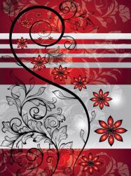 Consalnet Virág minta poszter, fotótapéta, Vlies (206x275 cm, álló) (C1-1212VEA)