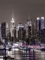 Consalnet New York éjjel poszter, fotótapéta (206 x 275 cm) (C1-1311VEA)