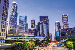 Dimex Vlies Fotótapéta - Los Angeles Downtown - 375x250 cm (MS-5-2944)