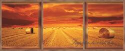 Consalnet Szalma bálák vlies poszter, fotótapéta 445VEEXXXL /832x254 cm/ (445-VEE-XXXL)
