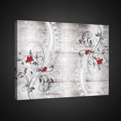 Consalnet Virág minta, vászonkép, 60x40 cm méretben (C5-2334O4)