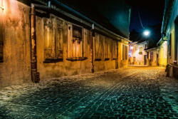 Dimex Vlies Fotótapéta - Old street in Sibiu - 375x250 cm (MS-5-0729)