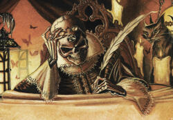 Consalnet Író csontváz poszter, fotótapéta, Vlies (350 x 250 cm) (C1-10841VX7)