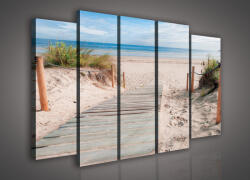 Consalnet Vászonkép, 5 darabos Út a tengerhez 150x100 cm méretben (C5-20043S12)