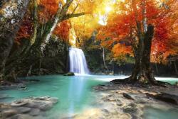 Dimex DEEP FOREST WATERFALL fotótapéta, poszter, vlies alapanyag, 375x250 cm (MS-5-0083)