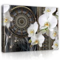 Consalnet Vászonkép, Orchidea absztrakt, 100x75 cm méretben (C5-2477O1)