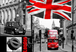 Consalnet London poszter, fotótapéta, Vlies (254 x 184 cm) (C1-059V4)