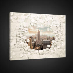 Consalnet Vászonkép, New York, 60x40 cm méretben (C5-2368O4)