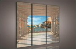 Consalnet Kilátás Velencére, 3 darabos vászonkép, 90x80 cm méretben (C5-858S6)