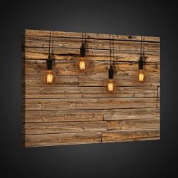 Consalnet Vászonkép, Égők fa mintán, 100x75 cm méretben (C5-2360O1)