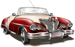 Dimex Vlies Fotótapéta - Vintage Cabriolet - 375x250 cm (MS-5-2210)