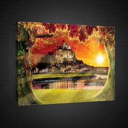 Consalnet Vászonkép, Kastély, 100x75 cm méretben (C5-2366O1)