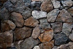 Dimex Vlies Fotótapéta - Stone Wall Dark - 375x250 cm (MS-5-2697)