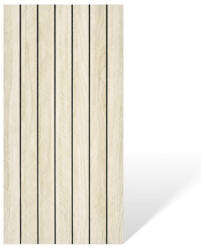 DMS Öntapadós PVC dekorpanel, 4db-os csomag, világos barna lambéria minta, 30 x 60 cm (PSD-0013)