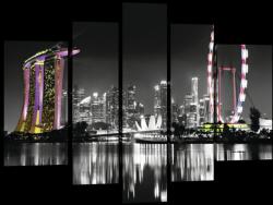 Consalnet Vászonkép, 5 darabos, Szingapúr 170x100 cm méretben (C5-20094S4A)