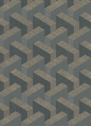 Erismann Barna-sárga-fekete 3D mintás tapéta (Collage 10382-15) (10382-15)